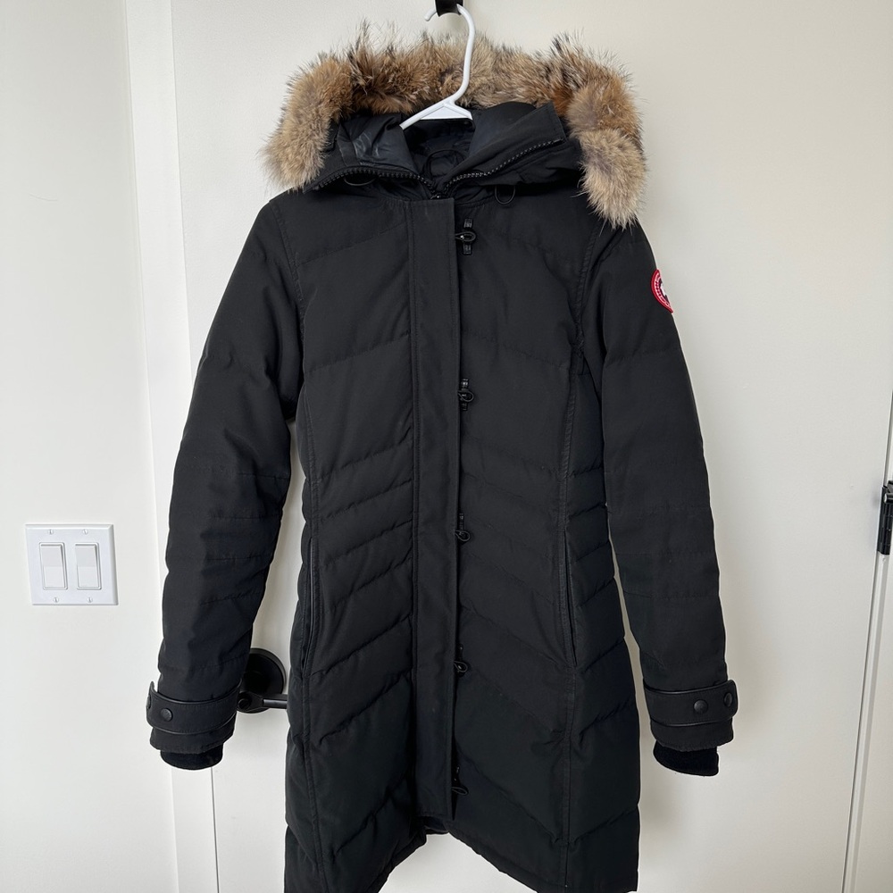 Canada Goose Black Fitted Parka / Snow Jacket